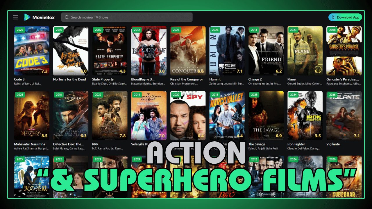 Action and Superhero Films