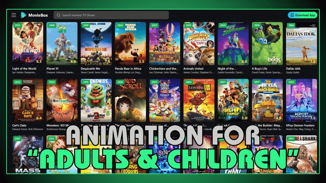 Animation for Adults and Children