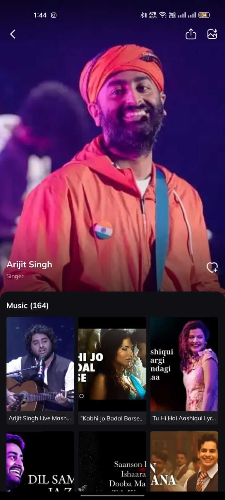 Arijit Singh Songs on Movie Box App