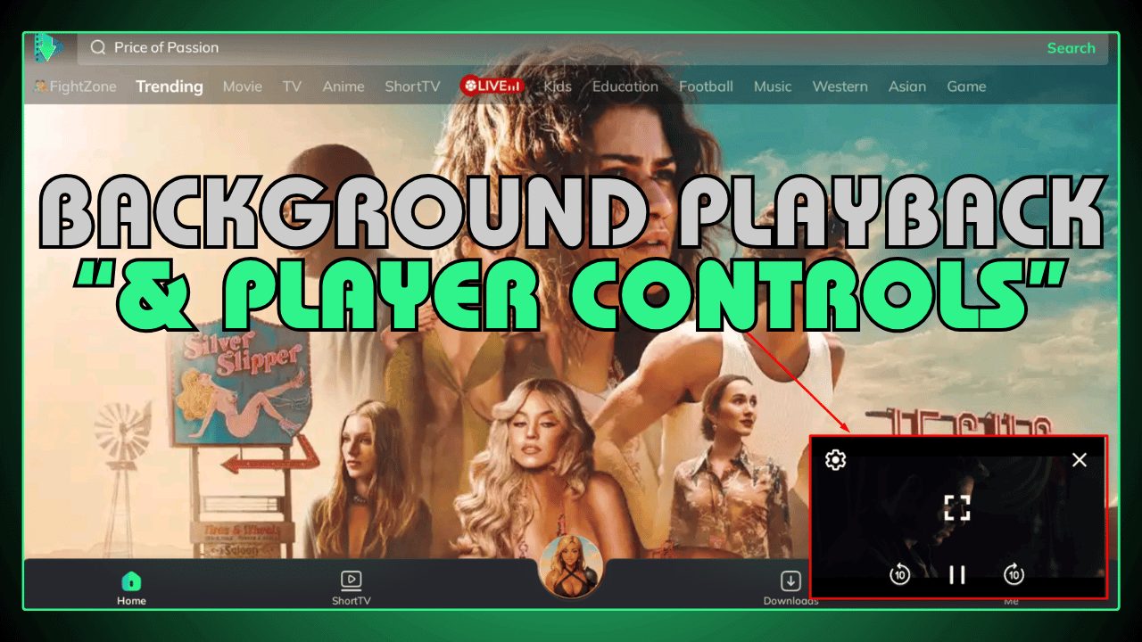 Background Playback and Enhanced Player Controls