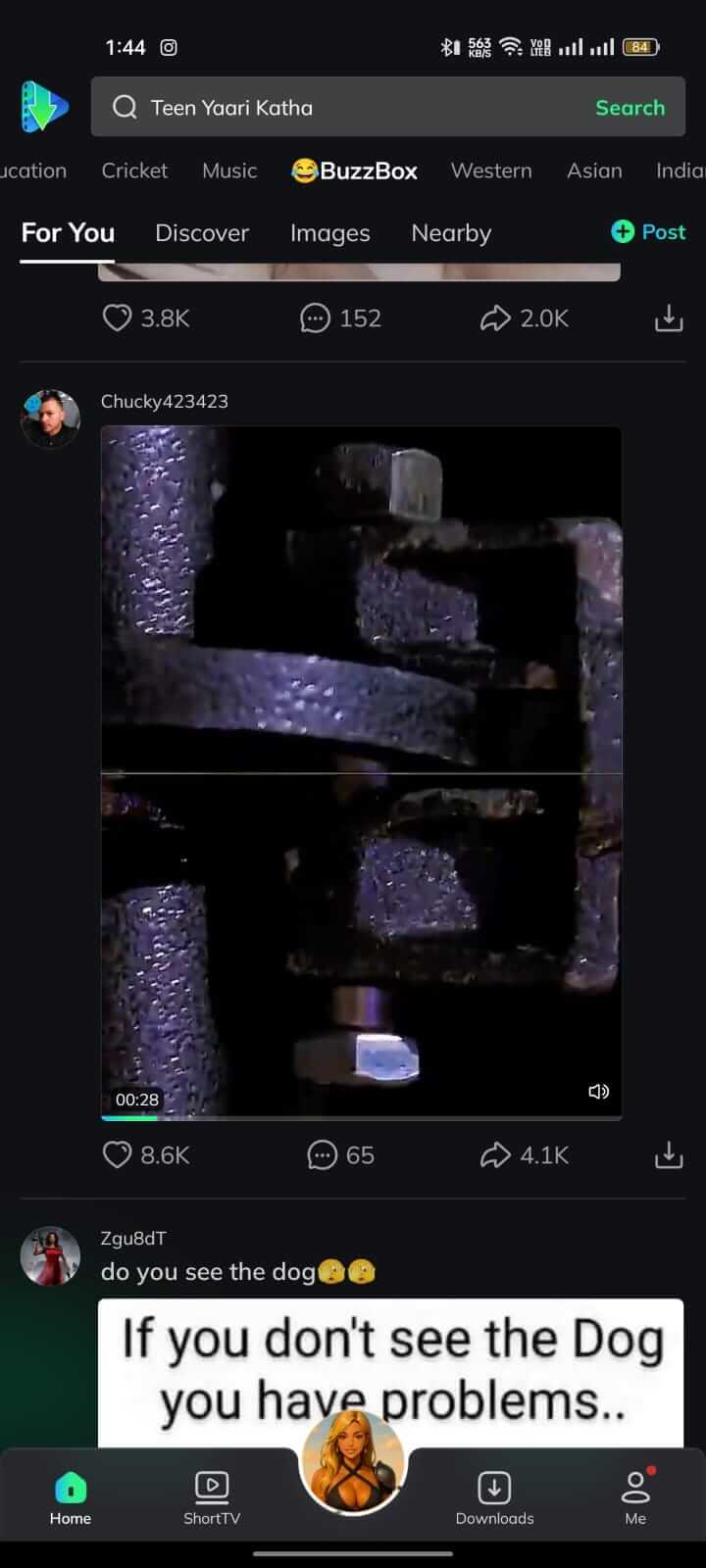 BuzzBox Content on Movie Box App