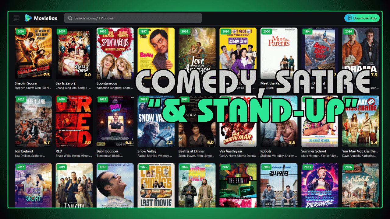 Comedy, Satire, and Stand-Up Entertainment
