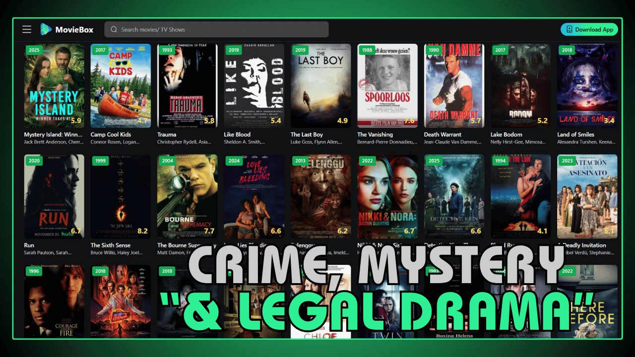 Crime, Mystery, and Legal Drama