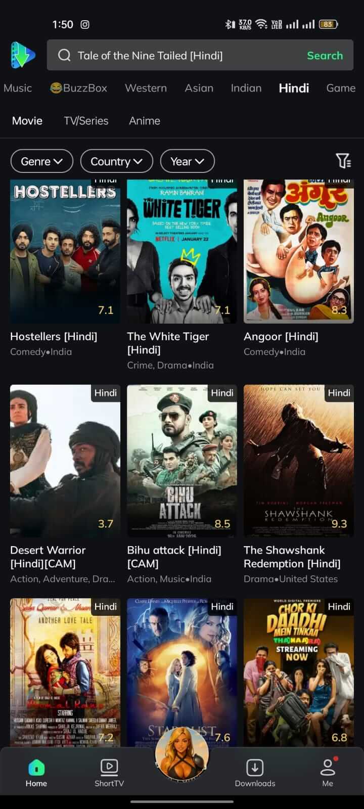 Hindi Movies on Movie Box App