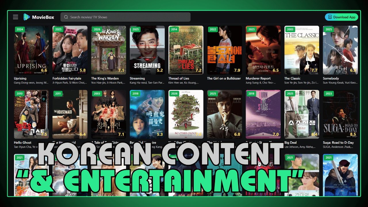 Korean Language Content and Entertainment