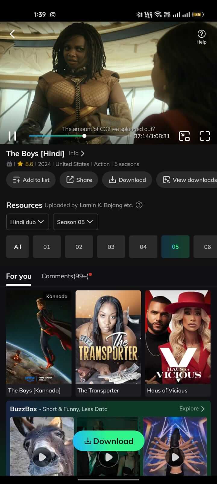 The Boys Season on Movie Box App