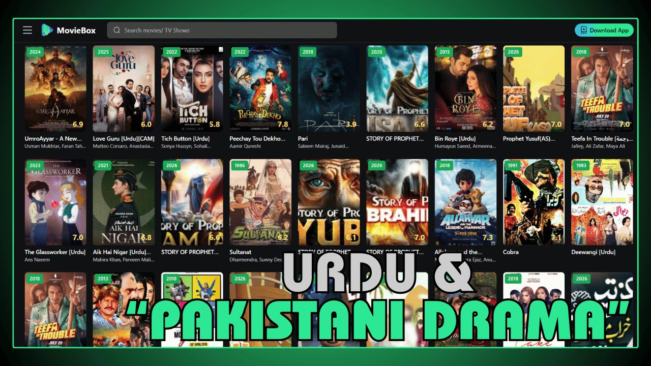 Urdu and Pakistani Drama Entertainment