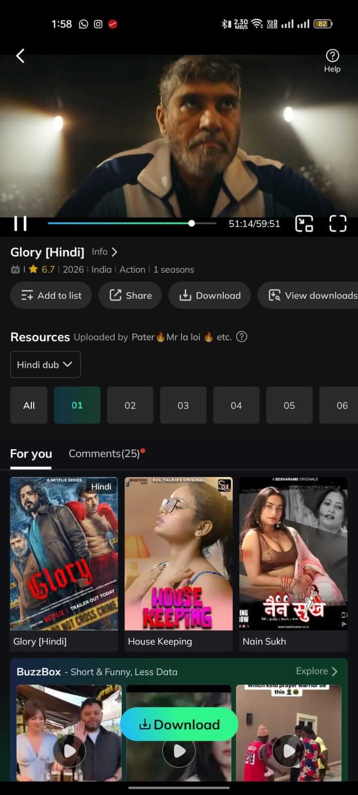 Watch Glory Season on Movie Box App