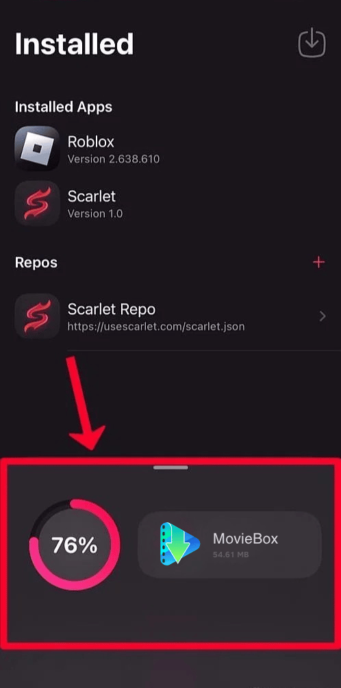 Install Movie Box Through Scarlet