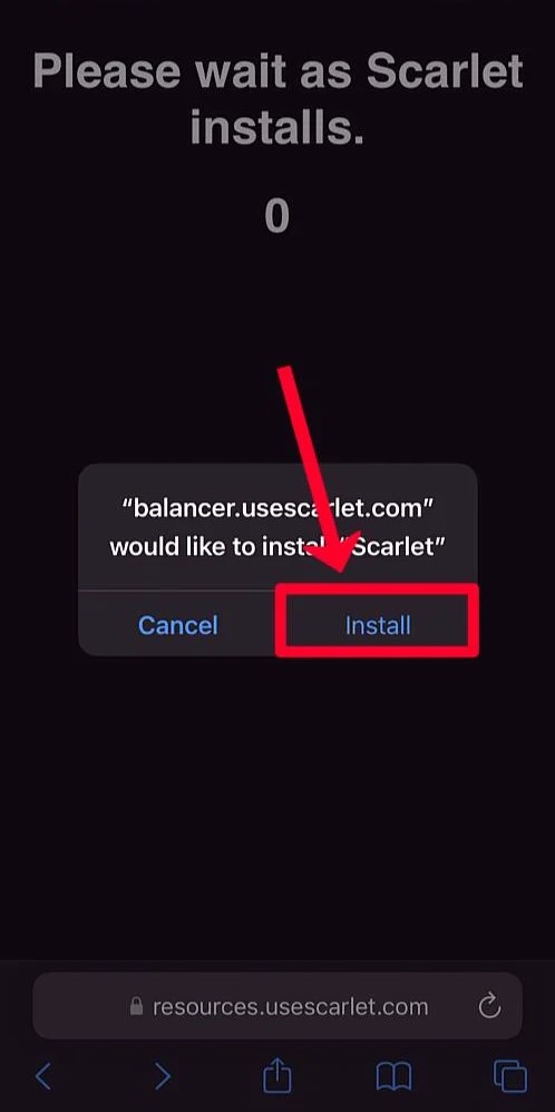 Install Scarlet on iPhone